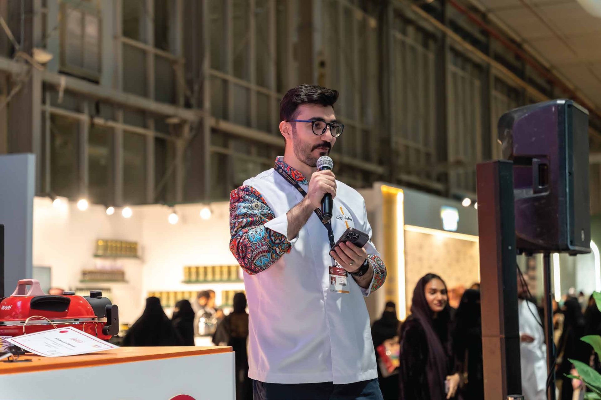 On the Snack Talk stage